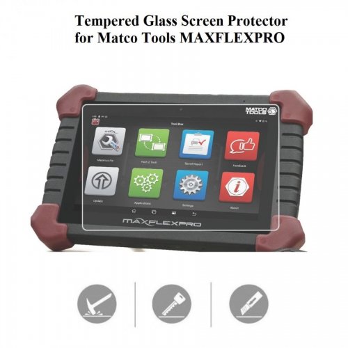 Tempered Glass Screen Protector for Matco MAXIMUS FLEX PRO